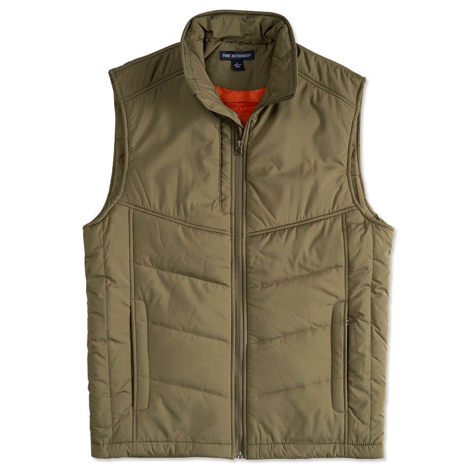 Custom Port Authority Puffy Vest - Design Vests Online at