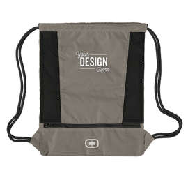 OGIO Pulse Drawstring Bag - Color: Grey / Black