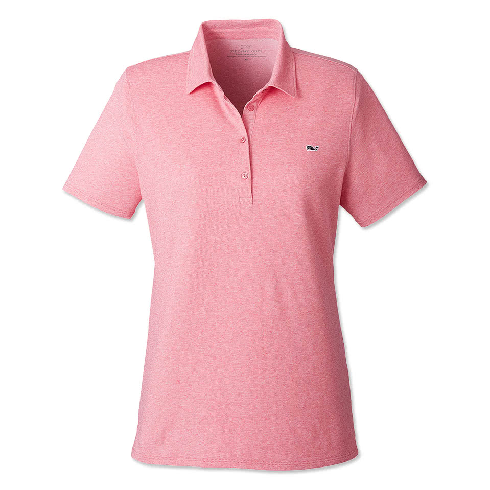 Vineyard Vines Women's Edgartown Logo Pique Polo - Embroidered