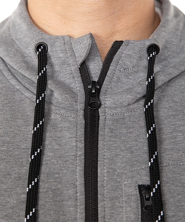 Gapfit Stretch Jersey Lined Performance Zip Hoodie