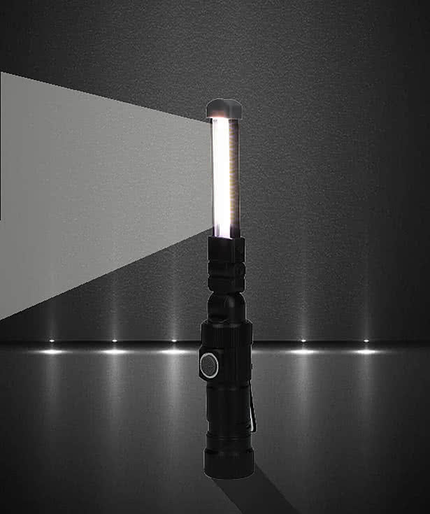 Laser Engraved Mini Eco Work Flashlight