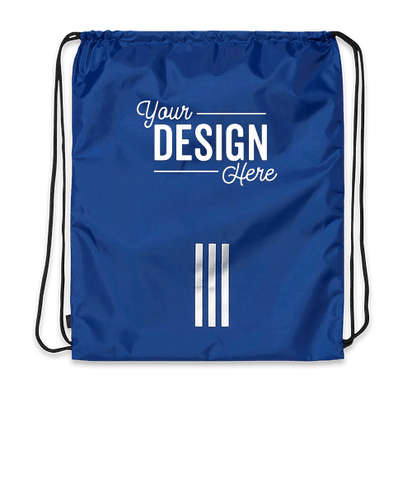 Adidas Recycled 3-Stripes Drawstring Bag - Royal