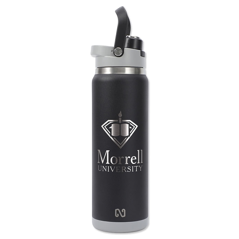 NAYAD Full Color 28 oz. Crusade Stainless Steel Insulated Water Bottle with Hidd
