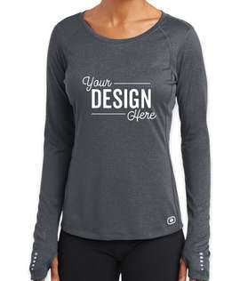 OGIO Women's Endurance Pulse Long Sleeve Performance Shirt - Color: Gear Grey