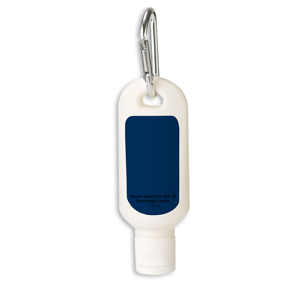 Full Color 1 oz. SPF 30 Sunscreen With Carabiner-default