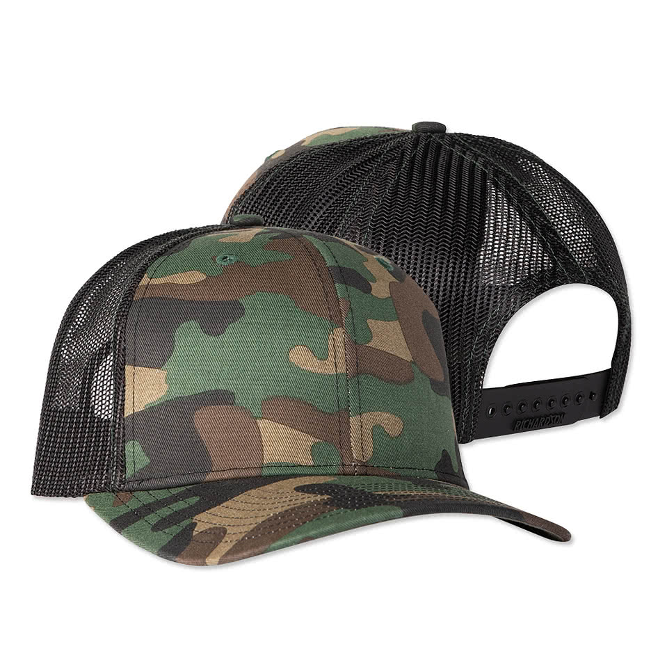 Richardson Patterned Snapback Trucker Hat