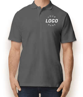Gildan Softstyle Pique Polo - Color: Charcoal