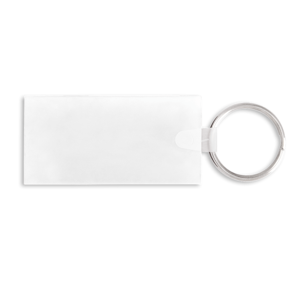 Rectangle PVC Keychain-default