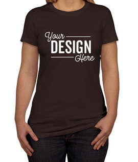 Bella + Canvas Women's Slim Fit Favorite T-shirt - Color: Chocolate