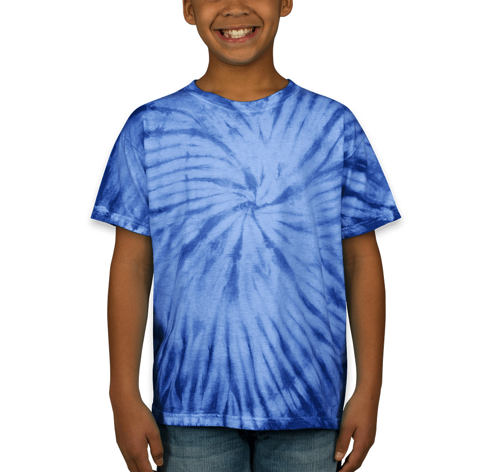 Dyenomite Youth 100% Cotton Tonal Tie-Dye T-shirt-default