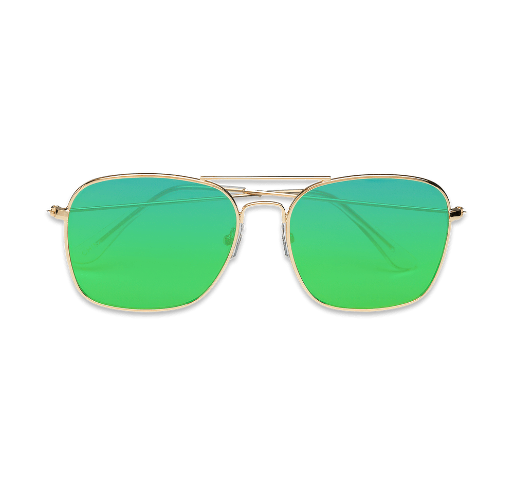 Aviator UV400 Mirrored Sunglasses-default