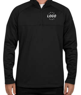Nike Therma-FIT Color Block Half Zip Fleece - Color: Black/ Black