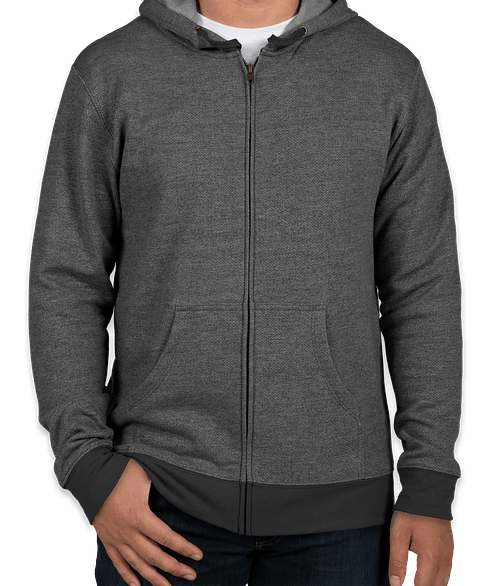 Zipper hoodie deals polos