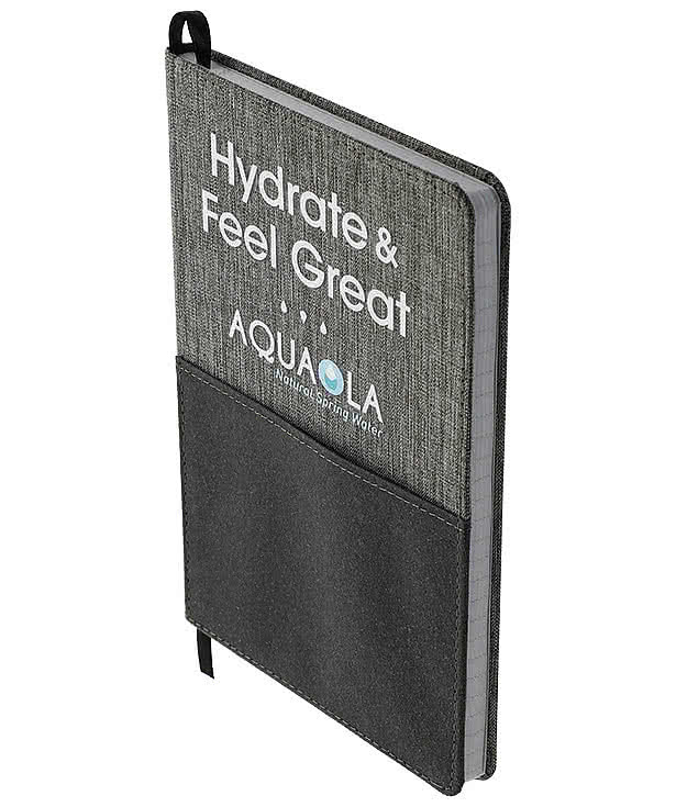 JournalBooks ® FSC Mix Reclaim Soft Cover Recycled Notebook with Front Pocket