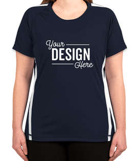 Canada - ATC Women's Competitor Colorblock Performance Shirt - Color: True Navy / White