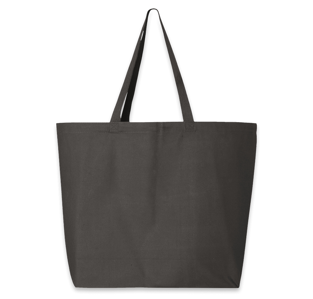 Jumbo Gusseted Cotton Canvas Tote Bag-default