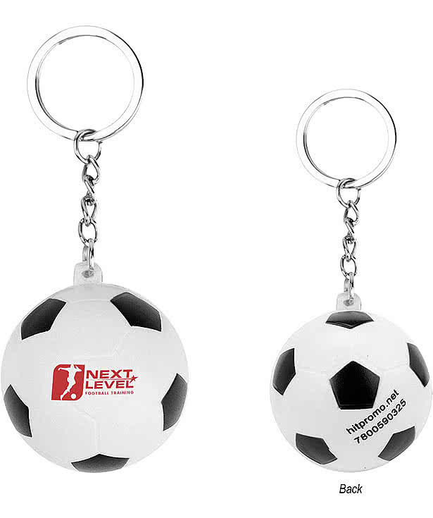 Soccer Ball Stress Reliever Keychain