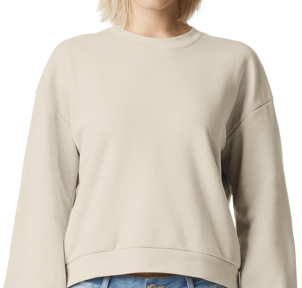 American Apparel Women's ReFlex Fleece Crewneck Sweatshirt-default