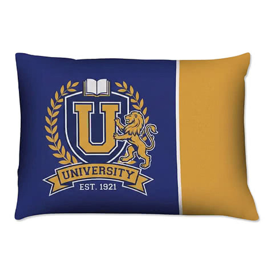 Full Color 14" x 20" Single-Sided Throw Pillow in White