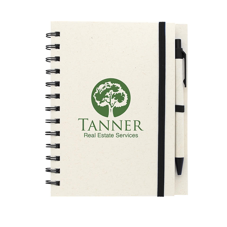 BoC Recycled Spiral Notebook with Pen