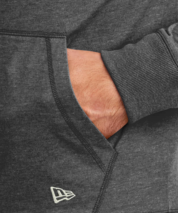 New Era Sueded Full Zip T-shirt Hoodie