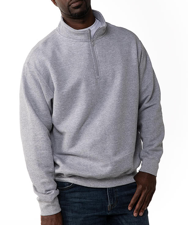 Port & Company Core Quarter Zip Sweatshirt - Embroidered