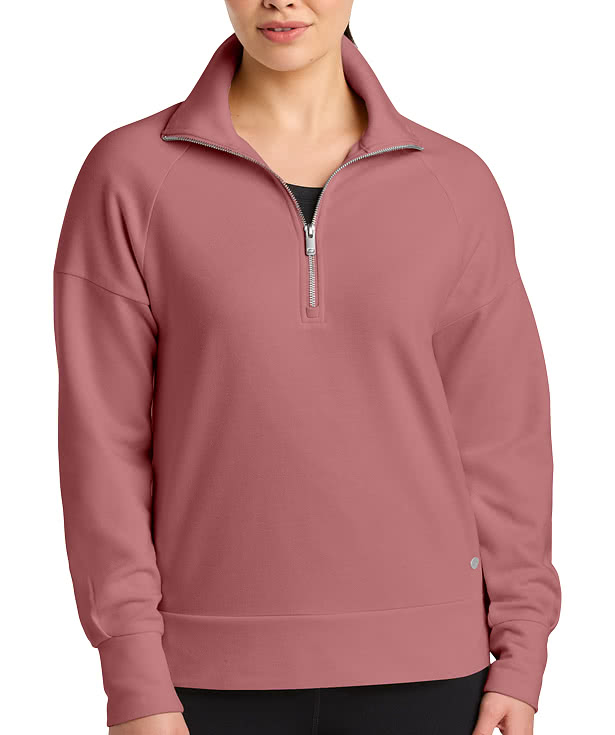 OGIO Women's Luuma Half Zip Sweatshirt - Embroidered