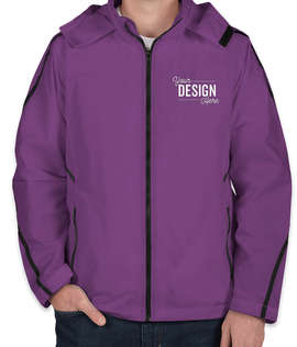 Team 365 Mesh Lined Hooded Jacket - Color: Sport Purple