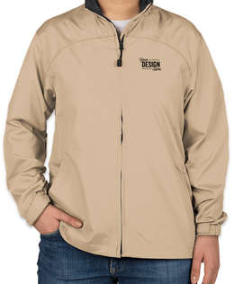 North End Women's Full Zip Hooded Jacket - Color: Putty