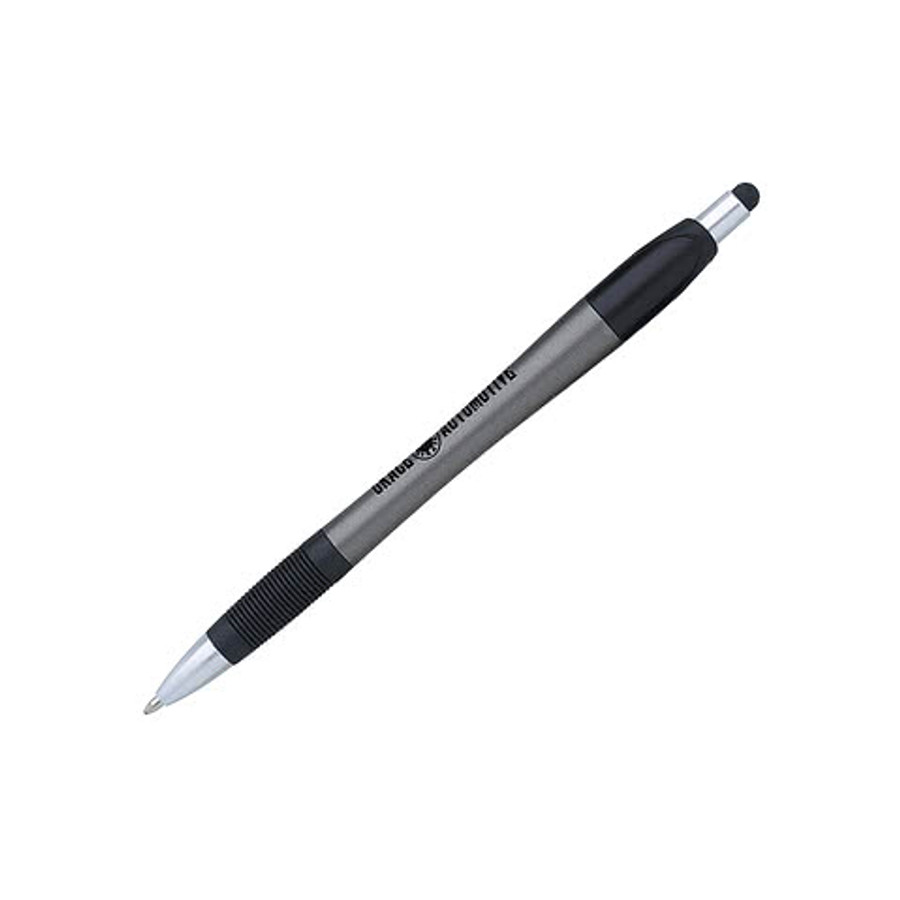 React Stylus Grip Pen (black ink) in Orange with Black Ink