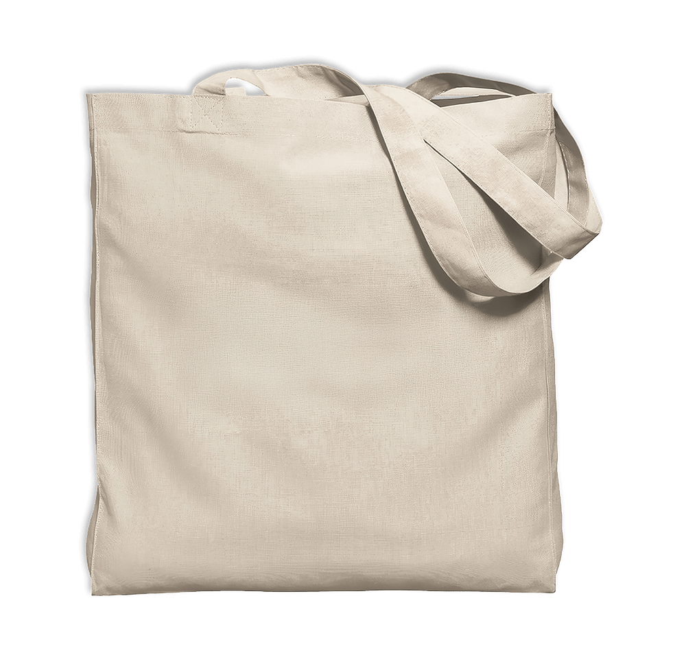 Full Color Natural Gusseted Tote Bag-default