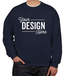 Canada - Gildan Midweight 50/50 Crewneck Sweatshirt - Color: Navy