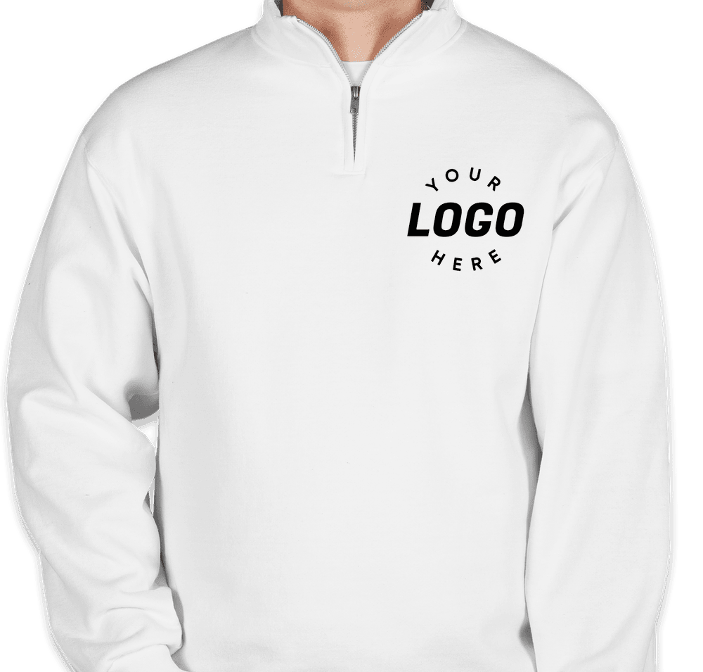 Custom Jerzees Nublend Quarter Zip Sweatshirt - Design