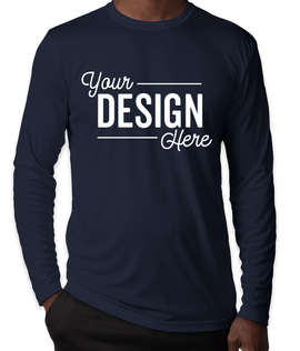 Sport-Tek Competitor Long Sleeve Performance Shirt - Color: True Navy