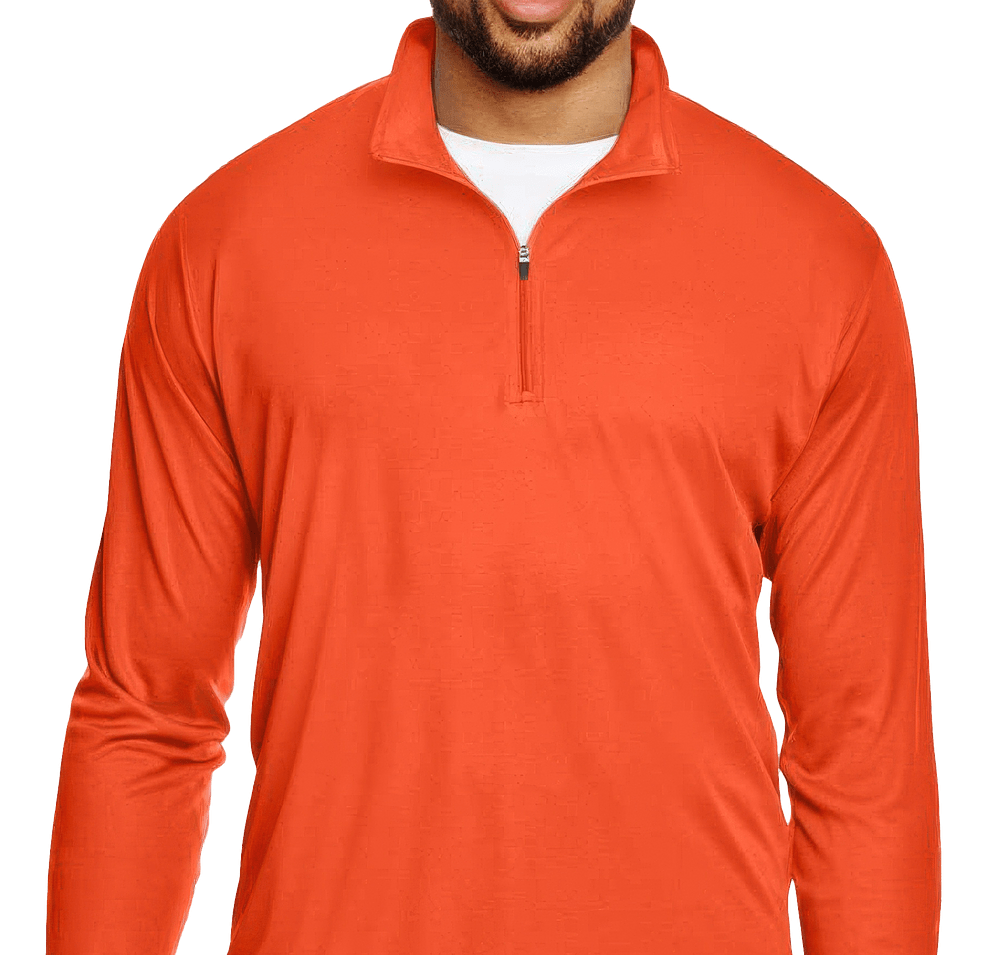 Team 365 Zone Quarter Zip Performance Pullover - Printed-default