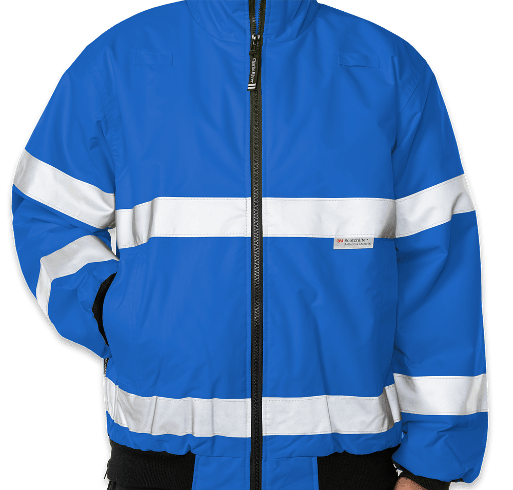 Custom Charles River Signal Class 3 Hi-Vis Safety Jacket - Design