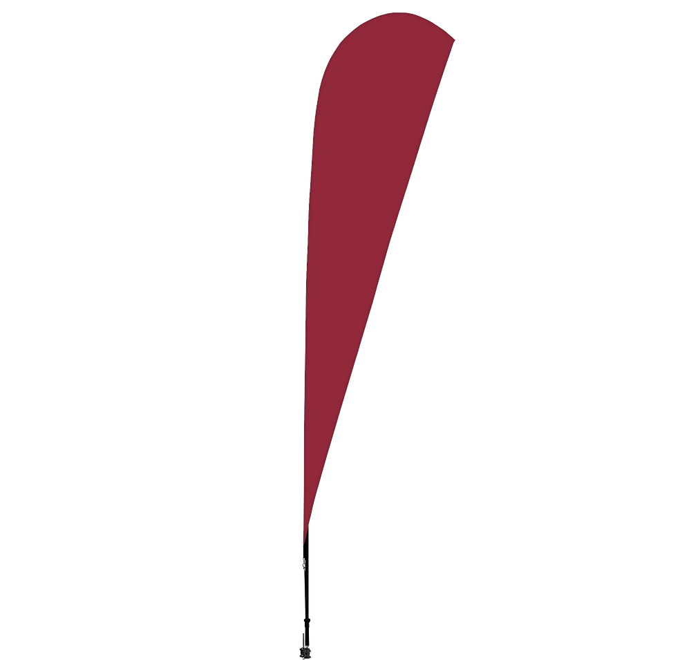 Full Color 11.5' Streamline Teardrop Flag with Ground Spike-default