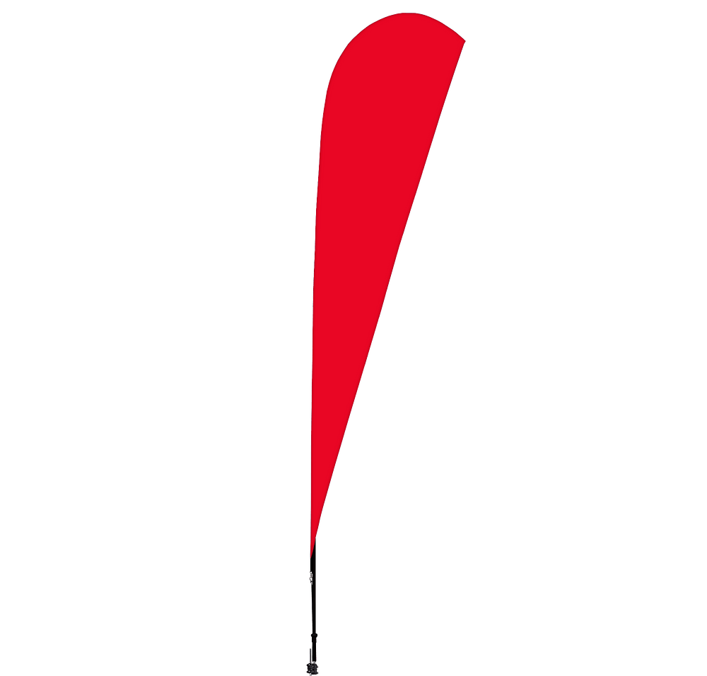 Full Color 11.5' Streamline Teardrop Flag with Ground Spike-default