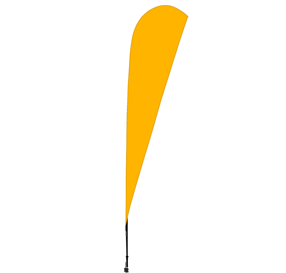 Full Color 11.5' Streamline Teardrop Flag with Ground Spike-default