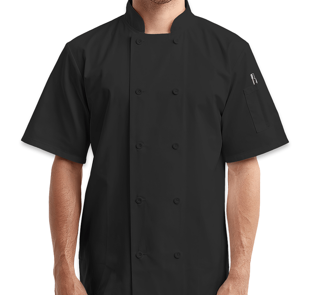 Artisan Collection Sustainable Short Sleeve Chef's Jacket - Embroidered-default