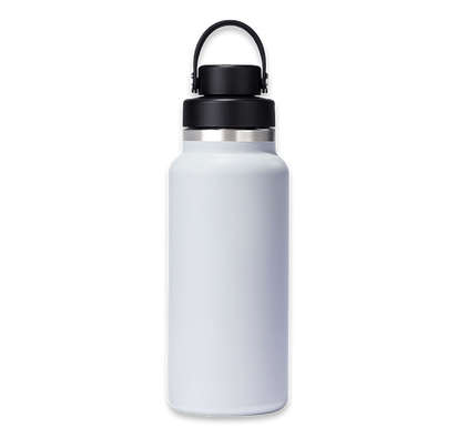 Logo Hydro Flask 32 oz Wide Mouth Chug Cap Bottle