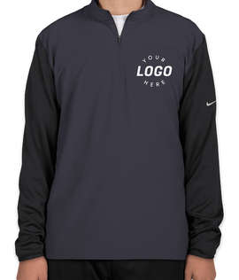 Nike Dri-FIT Lightweight Quarter Zip Pullover - Color: Midnight Navy / Dark Obsidian
