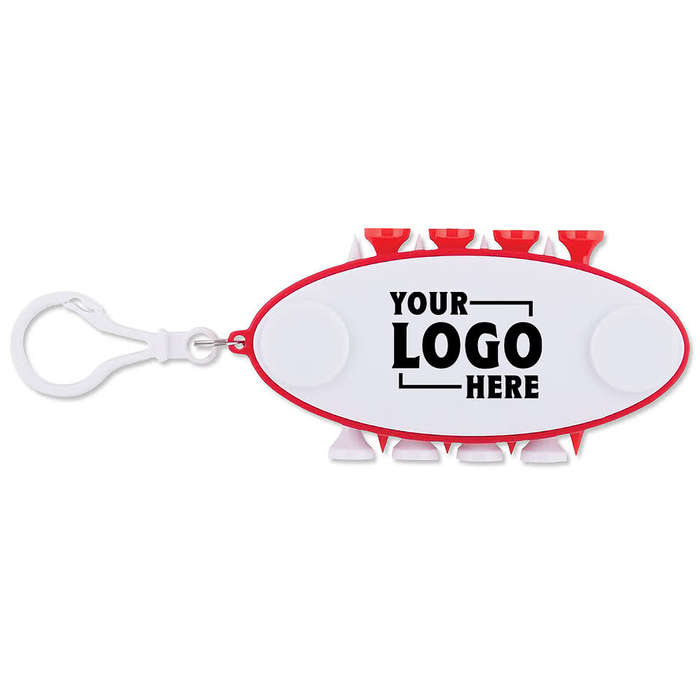 Golf Tee and Marker Tool Set Keychain