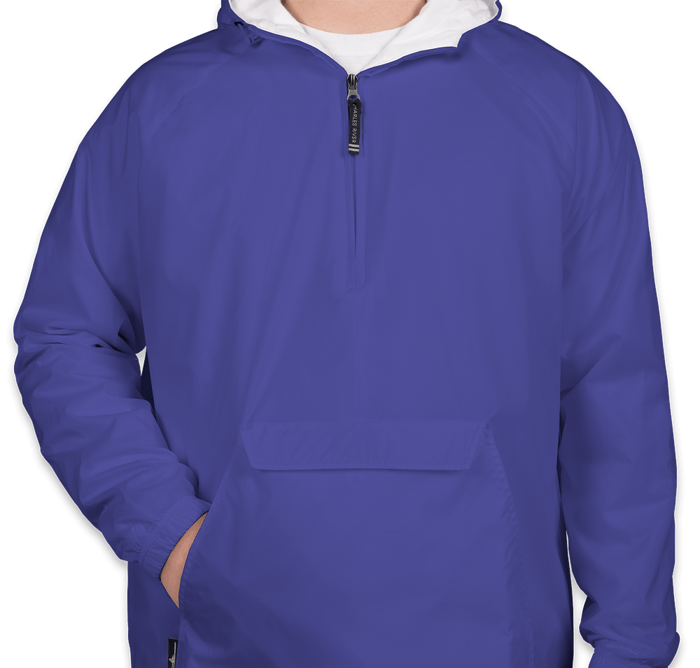 Charles River Classic Hooded Packable Anorak-default