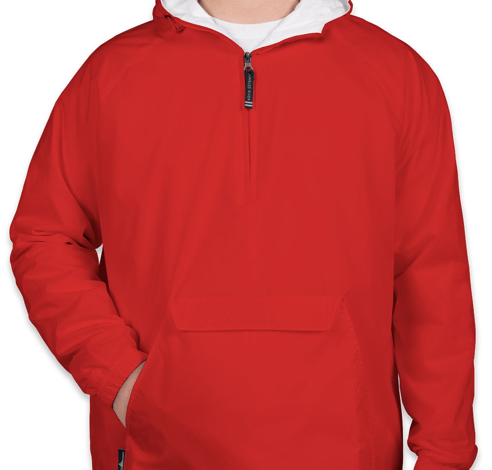 Charles River Classic Hooded Packable Anorak-default