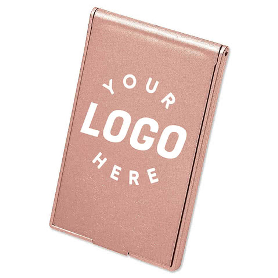 Stand-Up Pocket Mirror in White