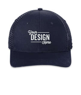 Carhartt Cotton Canvas Mesh Back Trucker Hat - Color: Navy