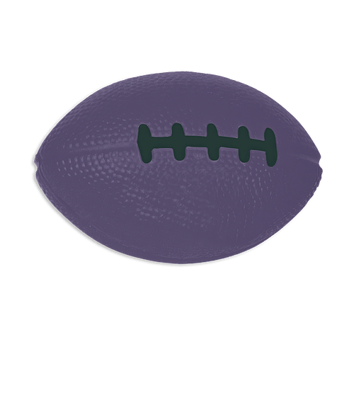 Football Stress Reliever in Purple
