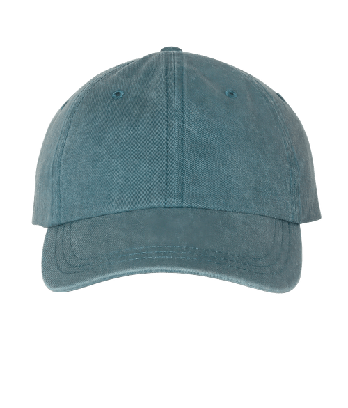 Valucap Pigment Dyed Cotton Twill Baseball Hat in Teal