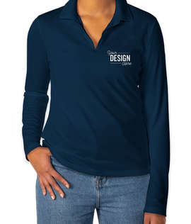 Nike Women's Dri-FIT Micro Pique Long Sleeve Performance Polo 2.0
